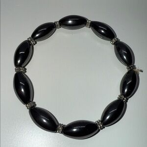 Black Hematite stretch Bracelet